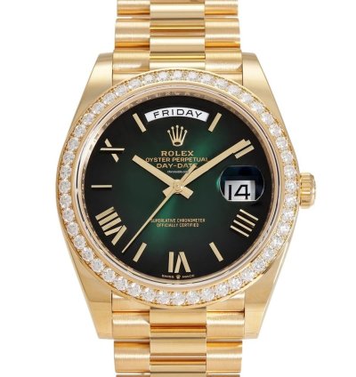 Rolex Day-date 228443tbr Automatic Yellow Gold New