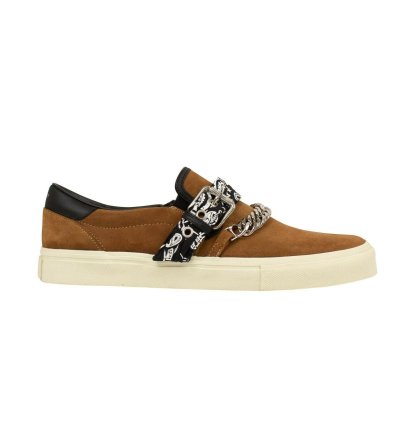 Brown Bandana Buckle Slip-on Size 11 44