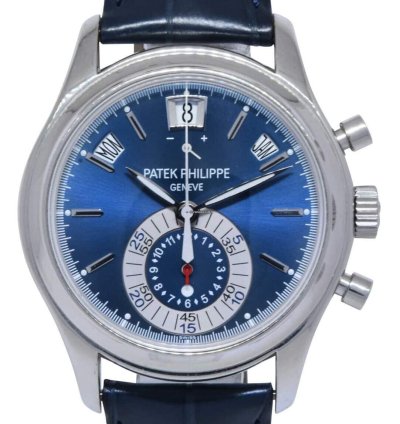 Patek Philippe Annual Calendar Chronograph 5960 Annual Calendar Chronograph Platinum Watch Box Papers 5960p