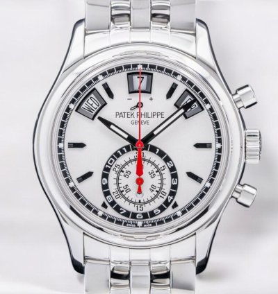 Patek Philippe Annual Calendar Chronograph 5960 Chronograph Ss Silver Dial