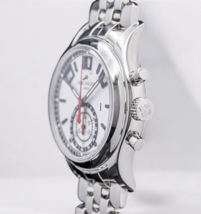 Patek Philippe Annual Calendar Chronograph 5960 Chronograph Ss Silver Dial