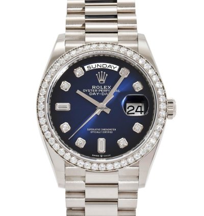 Rolex Day-date 228551tbr Automatic White Gold Like New Unworn