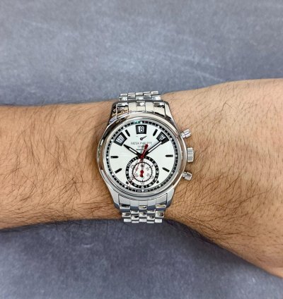 Patek Philippe Annual Calendar Chronograph 5960 Steel Annual Calendar Chronograph Watch Travel Box 5960 1a