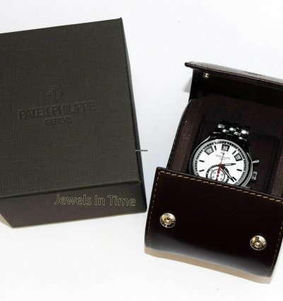 Patek Philippe Annual Calendar Chronograph 5960 Steel Annual Calendar Chronograph Watch Travel Box 5960 1a