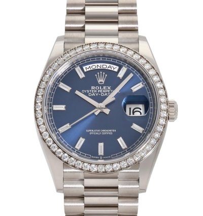 Rolex Day-date 228552tbr Automatic White Gold New