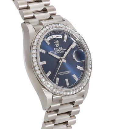Rolex Day-date 228552tbr Automatic White Gold New