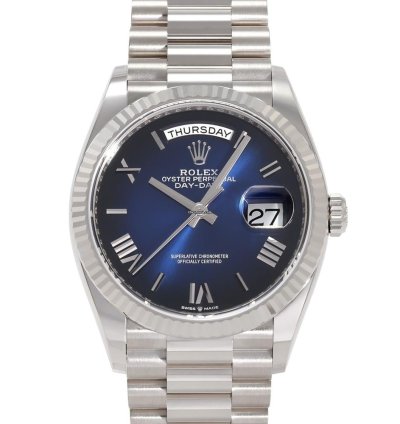 Rolex Day-date 228611tbr Automatic White Gold New