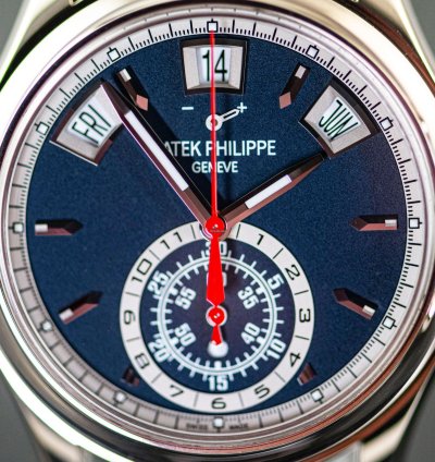 Patek Philippe Annual Calendar Chronograph 5960g Blue Dial Full Set 2022 18k Whitegold
