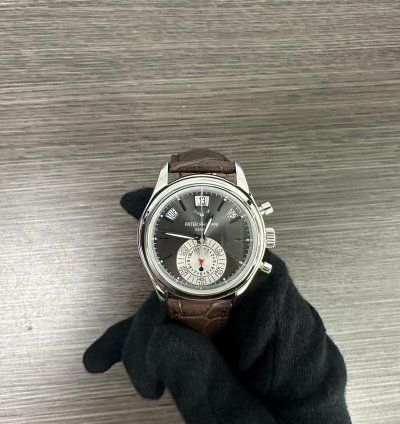 Patek Philippe Annual Calendar Chronograph 5960p Annual Calendar Chronograph Platinum Grey
