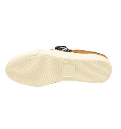 Brown Bandana Buckle Slip-on Size 8 41 595