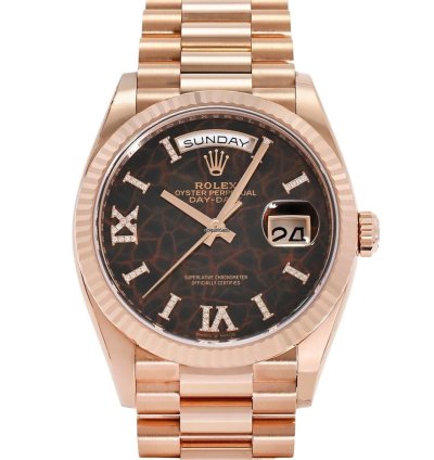 Rolex Day-date 228647tbr Automatic Red Gold New