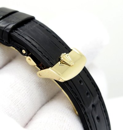 Rolex 1908 Gelbgold Schwarz Black 2024 Neu Full Set