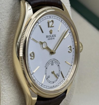Rolex 1908 Gelbgold White Wei 2024 Neu Full Set