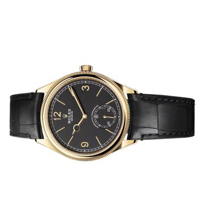 Rolex 1908 Intense Black Yellow Gold 52508 Unworn Full Set