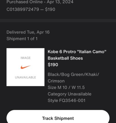 Kobe Vi Protro Italian Camo
