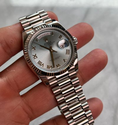 Rolex Day-date Ice Blue Roman Dd36