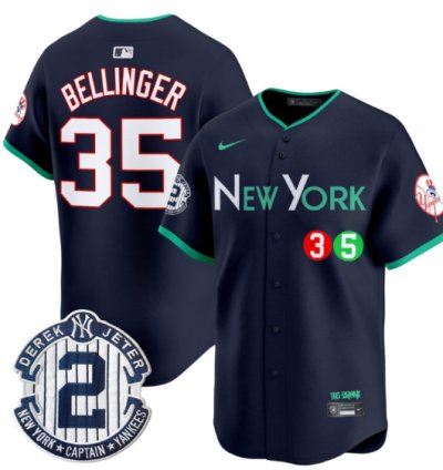 Cody Bellinger Jersey 35 New York Yankees City Connect Vapor Premier Limited Stitched Navy