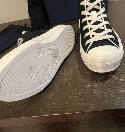 Cactus Jack B23 High Top Logo Sneakers In Black