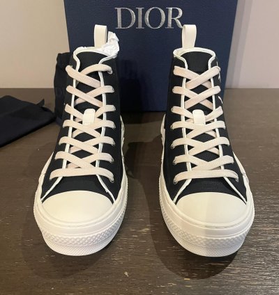 Cactus Jack B23 High Top Logo Sneakers In Black