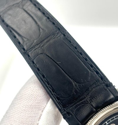 Rolex 1908 Unworn 1908 Black Dial White Gold Leather Strap 52509 Box Papers 2024