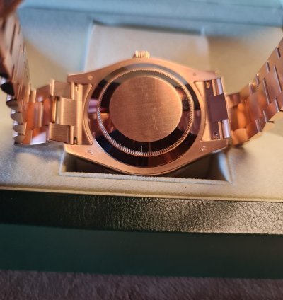 Rolex Day-date Ii 41 Mm Rose Gold Full Set Unworn