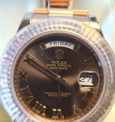 Rolex Day-date Ii 41 Mm Rose Gold Full Set Unworn