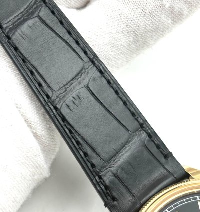 Rolex 1908 Unworn Perpetual 1908 39mm Black Dial Leather Strap New Release 52508 Box Papers 2024