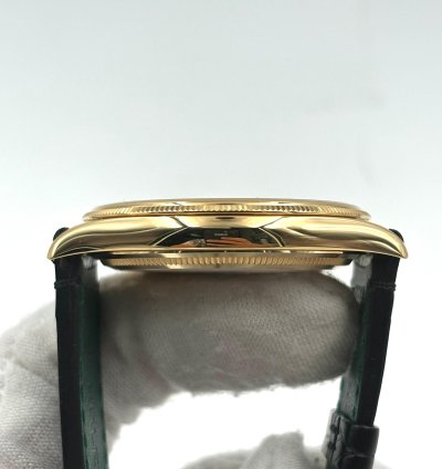 Rolex 1908 Unworn Perpetual 1908 39mm Black Dial Leather Strap New Release 52508 Box Papers 2024