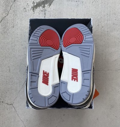 Men Size 9 Nike Air Jordan 3 Retro White Cement Reimagined