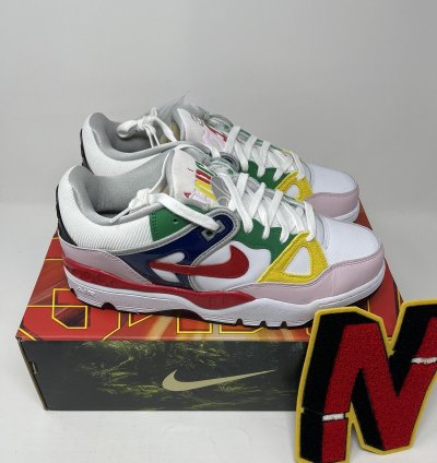 Nigo Nike Air Force 3 Low Sp White Heel Logo Size 10 5