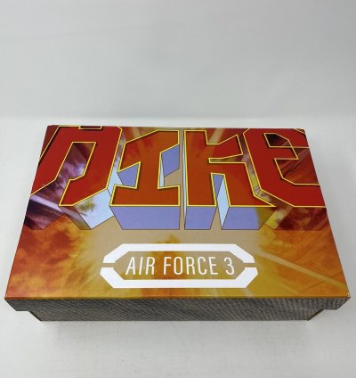 Nigo Nike Air Force 3 Low Sp White Heel Logo Size 10 5