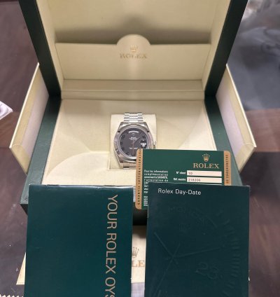Rolex Day-date Ii Full Set Good Condition