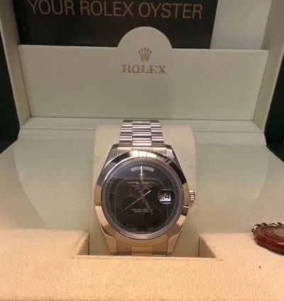 Rolex Day-date Ii Full Set Good Condition