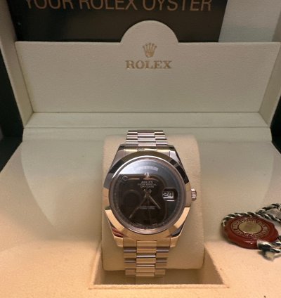 Rolex Day-date Ii Full Set Good Condition