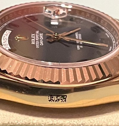 Rolex Day-date Ii Unworn Full Set Manufacturer Glued Lc0100 Sales Invoice