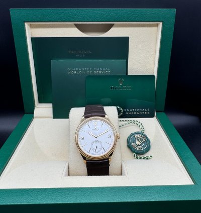 Rolex 1908 White Dial Unworn