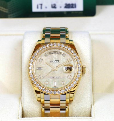 Rolex Day-date New 2021 Rolex Day-date President 18948 Masterpiece Diamond Jubilee Mop Tridorday-date