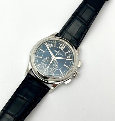 Patek Philippe Annual Calendar Chronograph Blue Dial