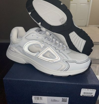Christian Dior B30 White Grey Trainers Sneakers B22 B23