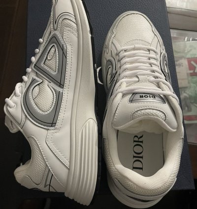 Christian Dior B30 White Grey Trainers Sneakers B22 B23
