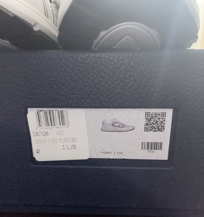 Christian Dior B30 White Grey Trainers Sneakers B22 B23