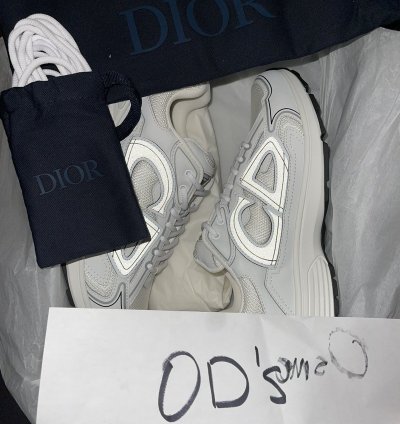 Christian Dior B30 White Grey Trainers Sneakers B22 B23