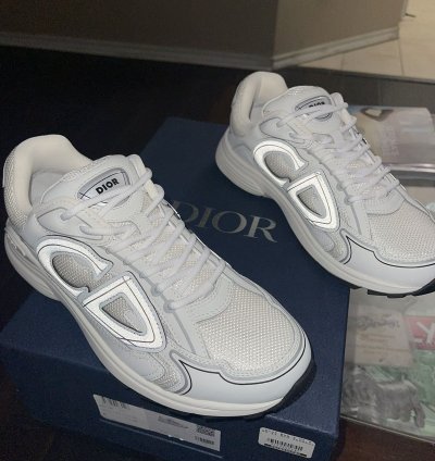Christian Dior B30 White Grey Trainers Sneakers B22 B23