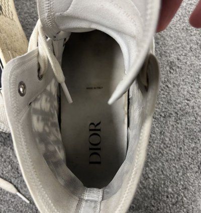 Christian Dior Cd Oblique High Tops B23 Sneakers Used 46