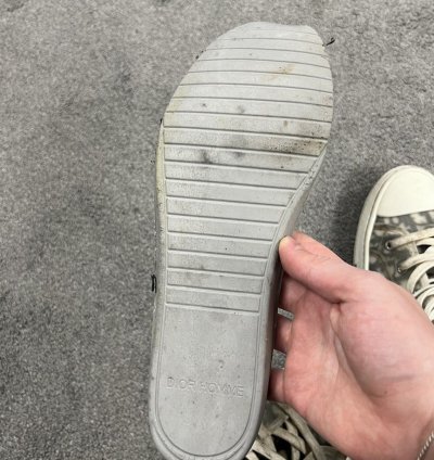 Christian Dior Cd Oblique High Tops B23 Sneakers Used 46