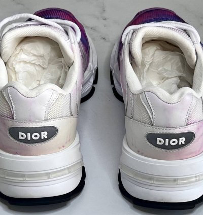 Christian Dior Cd1 Tie-dye Daniel Arsham Sneakers In Pink