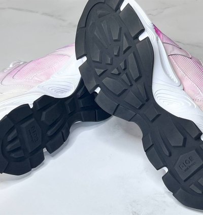 Christian Dior Cd1 Tie-dye Daniel Arsham Sneakers In Pink