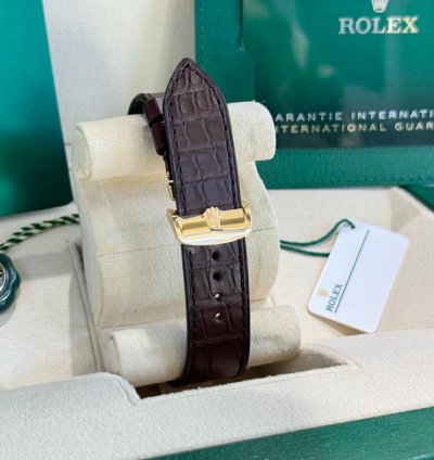 Rolex 1908 Yellow Gold White Dial Full Set 2024