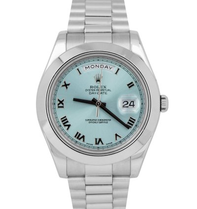 Rolex 2021 New Papers Unpol Rolex Day-date Presidential 36mm 950 Platinum 218206 Box