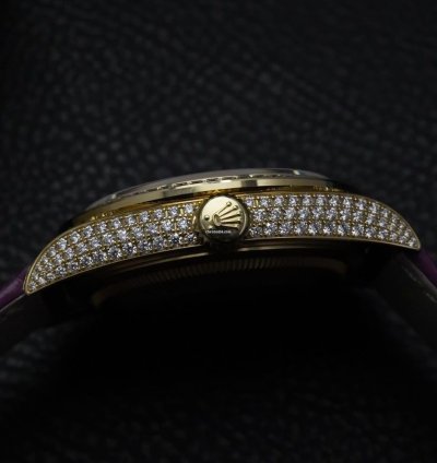 Rolex Day-date With Diamonds 128458tbr-0002
